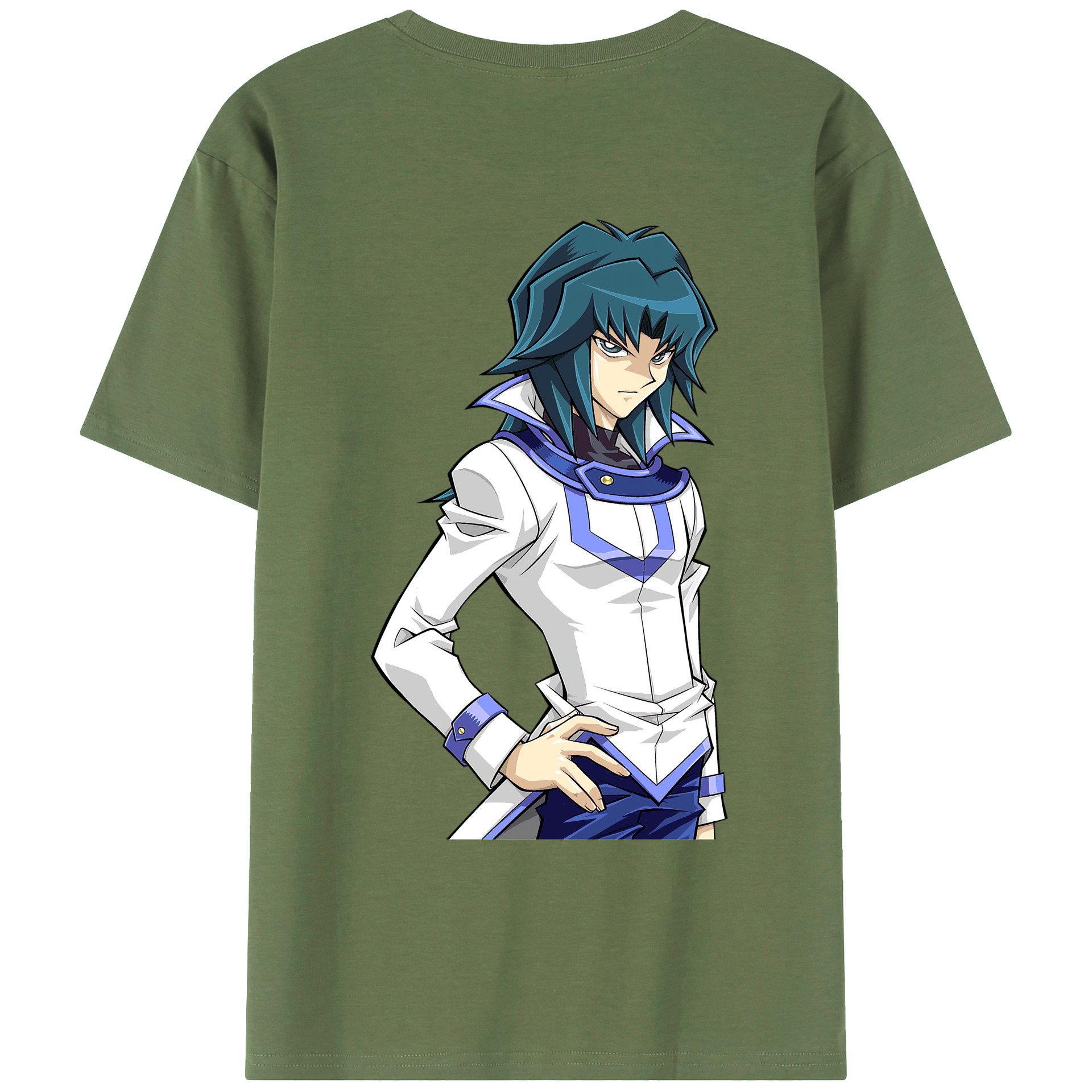 （画像用） 遊☆戯☆王 Yu-Gi-Oh! 綿100％ メンズ半袖Tシャツ（バックプリント） 通気性